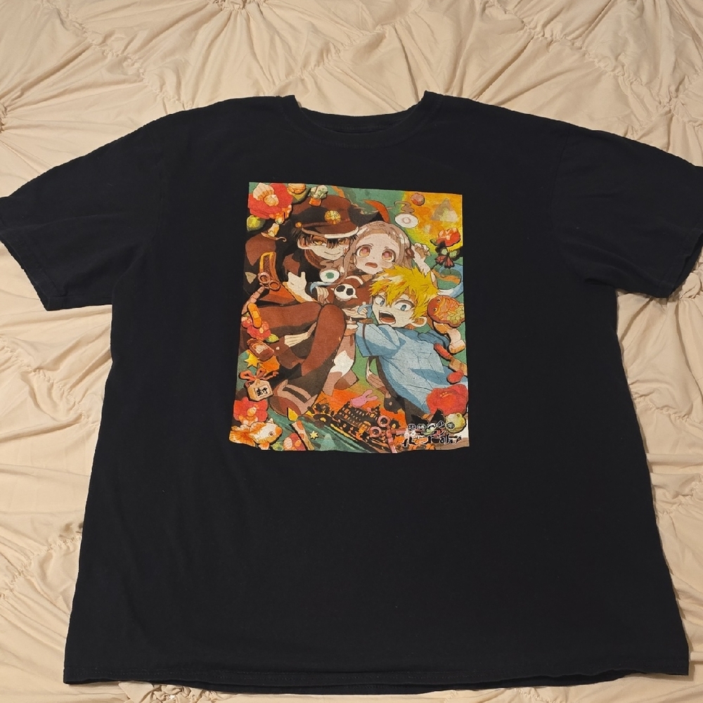 Goodie Two Sleeves Toilet Bound Hanako Kun Anime Graphic T-Shirt Mens XL